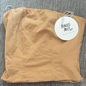 Princess Polly Camel Corset Top